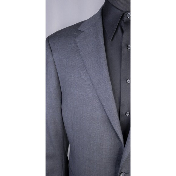 Jos A Bank RESERVE REDA 2 Piece Suit 47R Gray Plaid Jacket Coat Pants Sz 41X27.5 - Picture 5 of 16